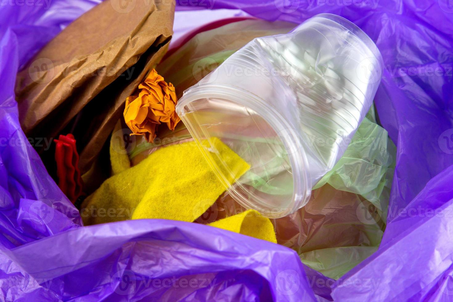 concepto de basura y contaminación. foto