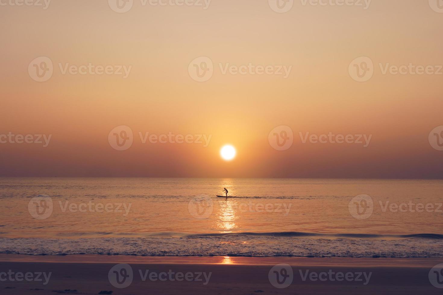 Tropical nature clean beach sunset sky time with sun light photo