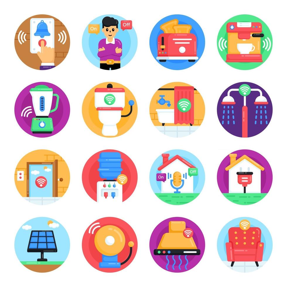 Pack of Smart Devices vector