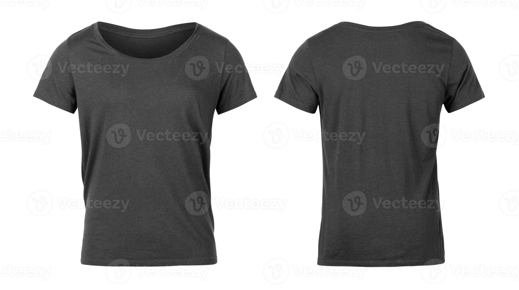 Set of woman Tshirt isolated on white background with clipping path photo