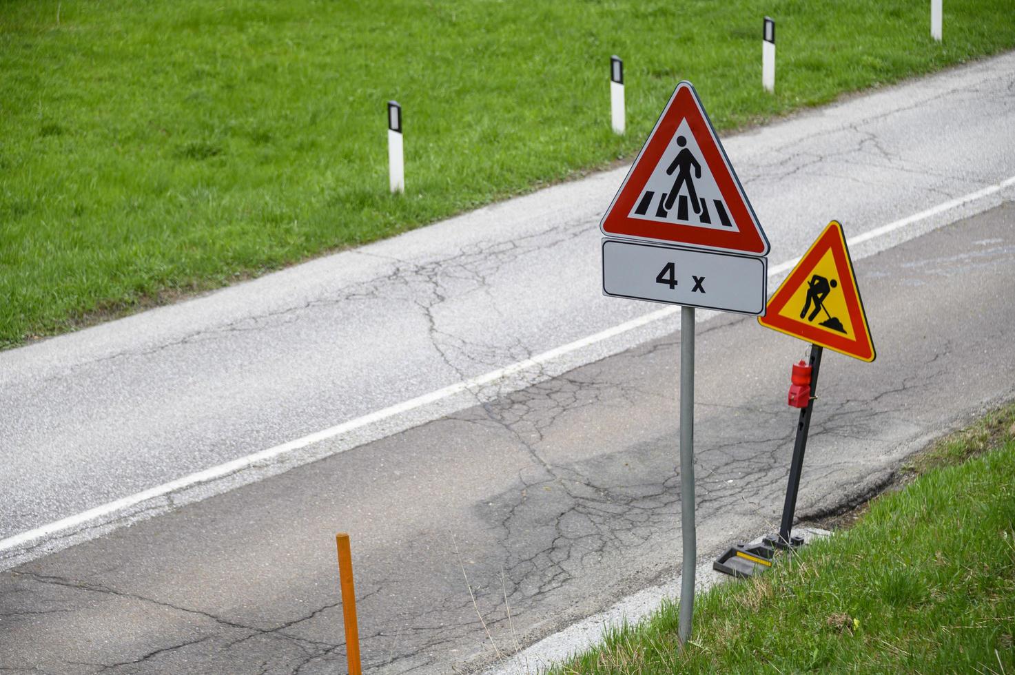 watch out for pedestrians crossing photo