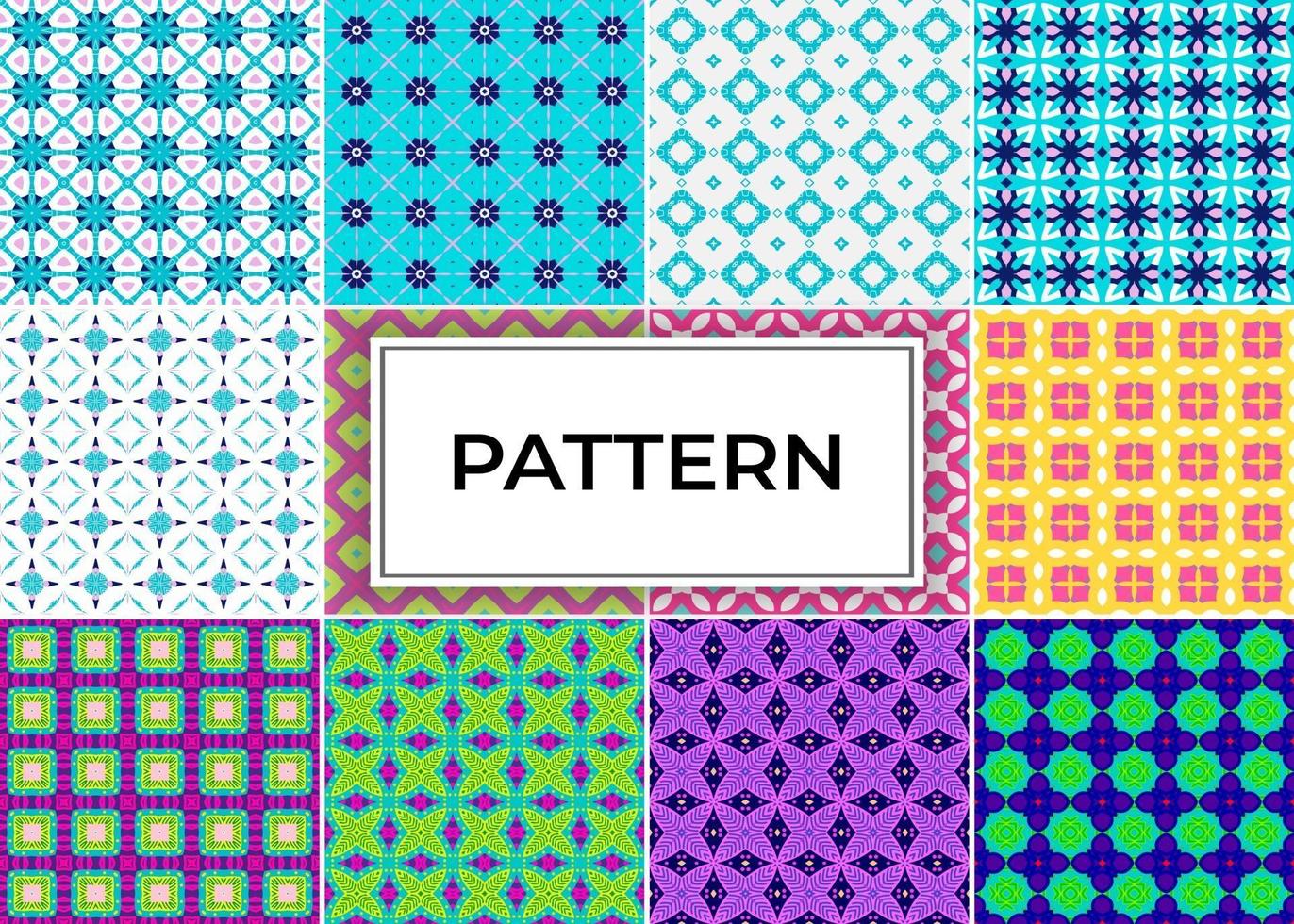 geometric pattern set vector