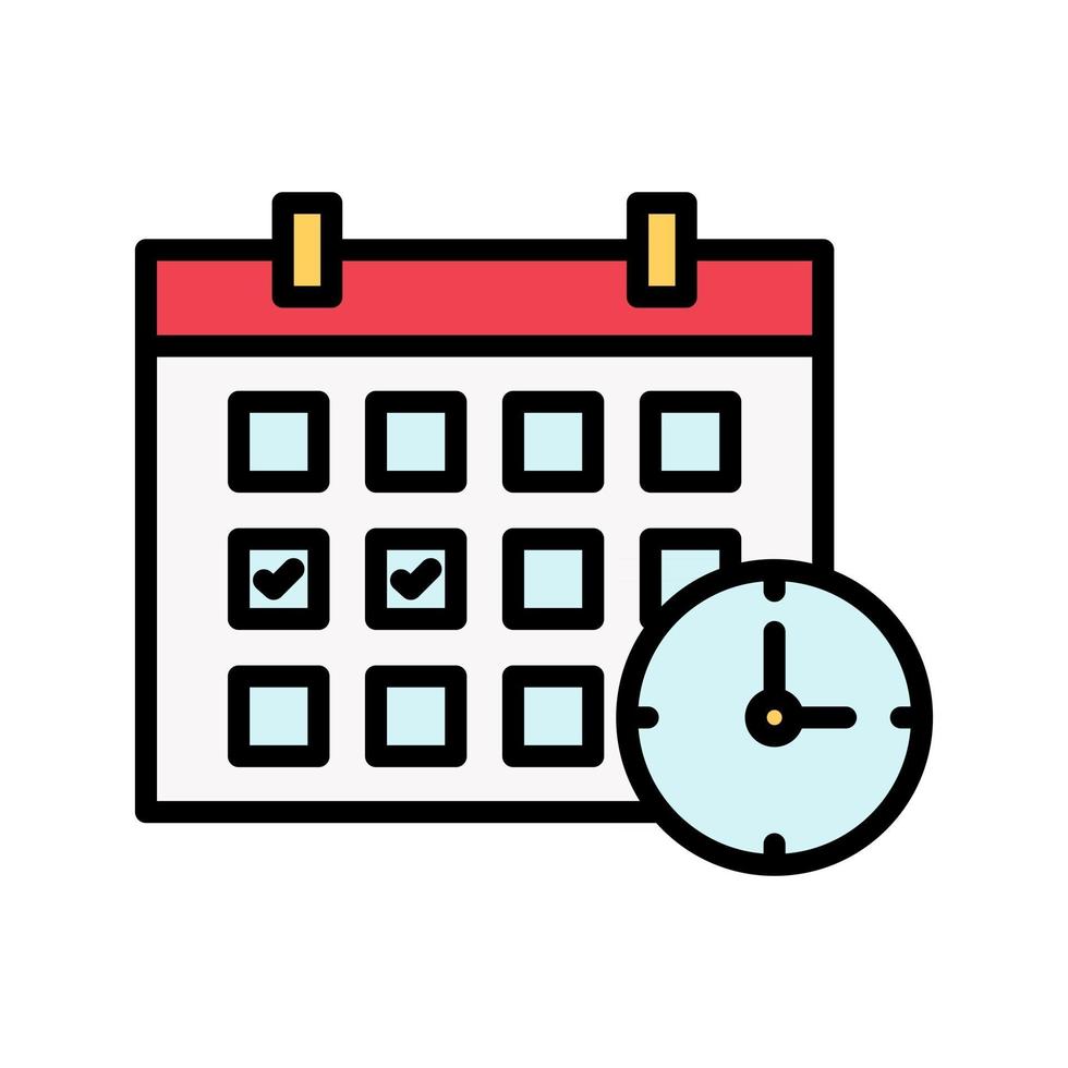 Time Schedule Icon vector