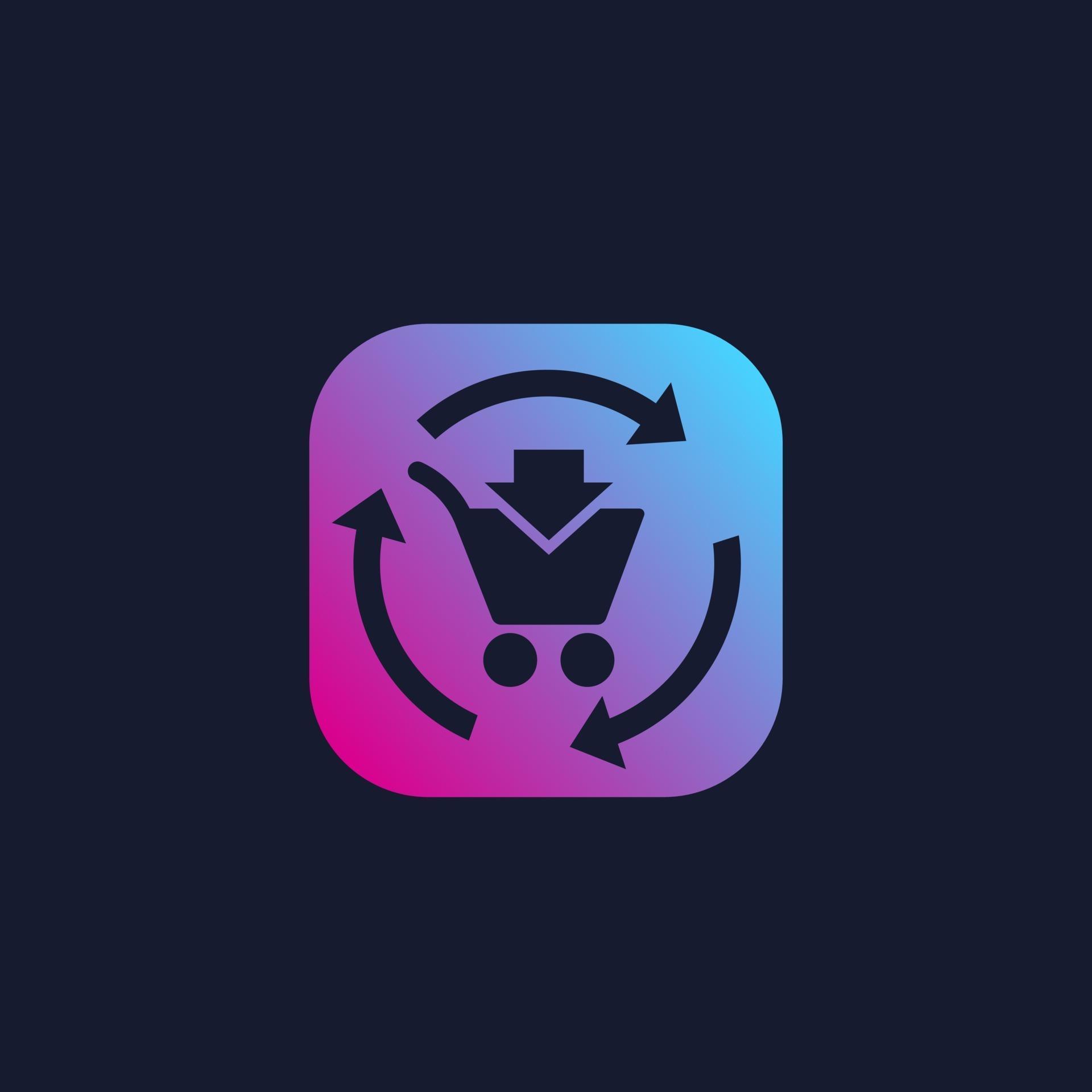 order processing and e commerce icon 2459159 Vector Art at Vecteezy