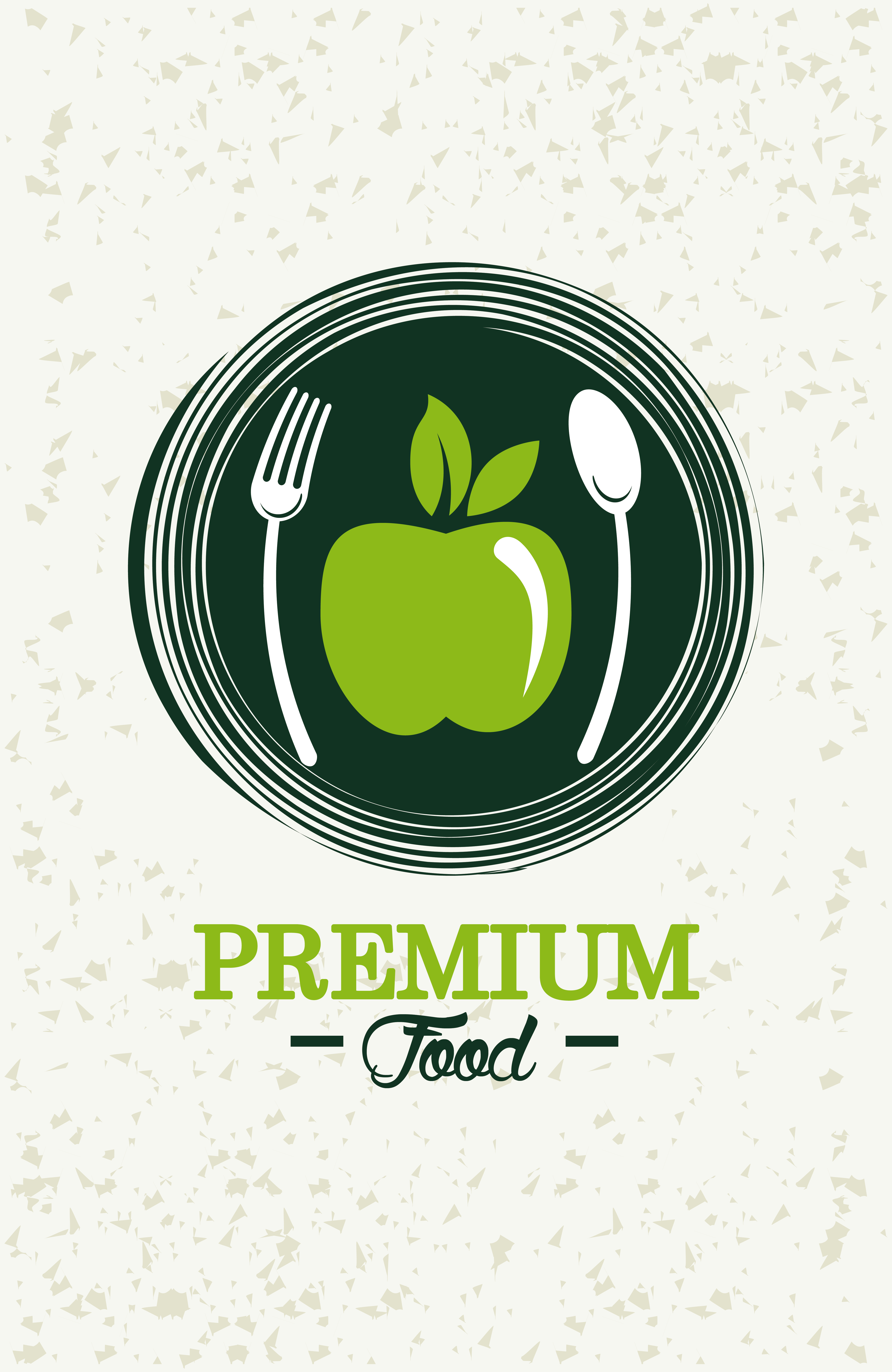 https://static.vecteezy.com/system/resources/previews/002/459/411/original/premium-and-healthy-food-poster-with-apple-and-cutleries-vector.jpg