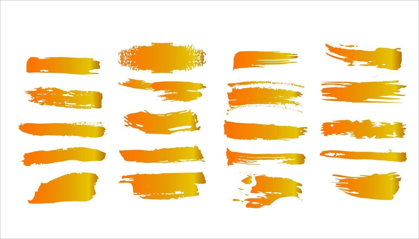 grunge brush strokes vector