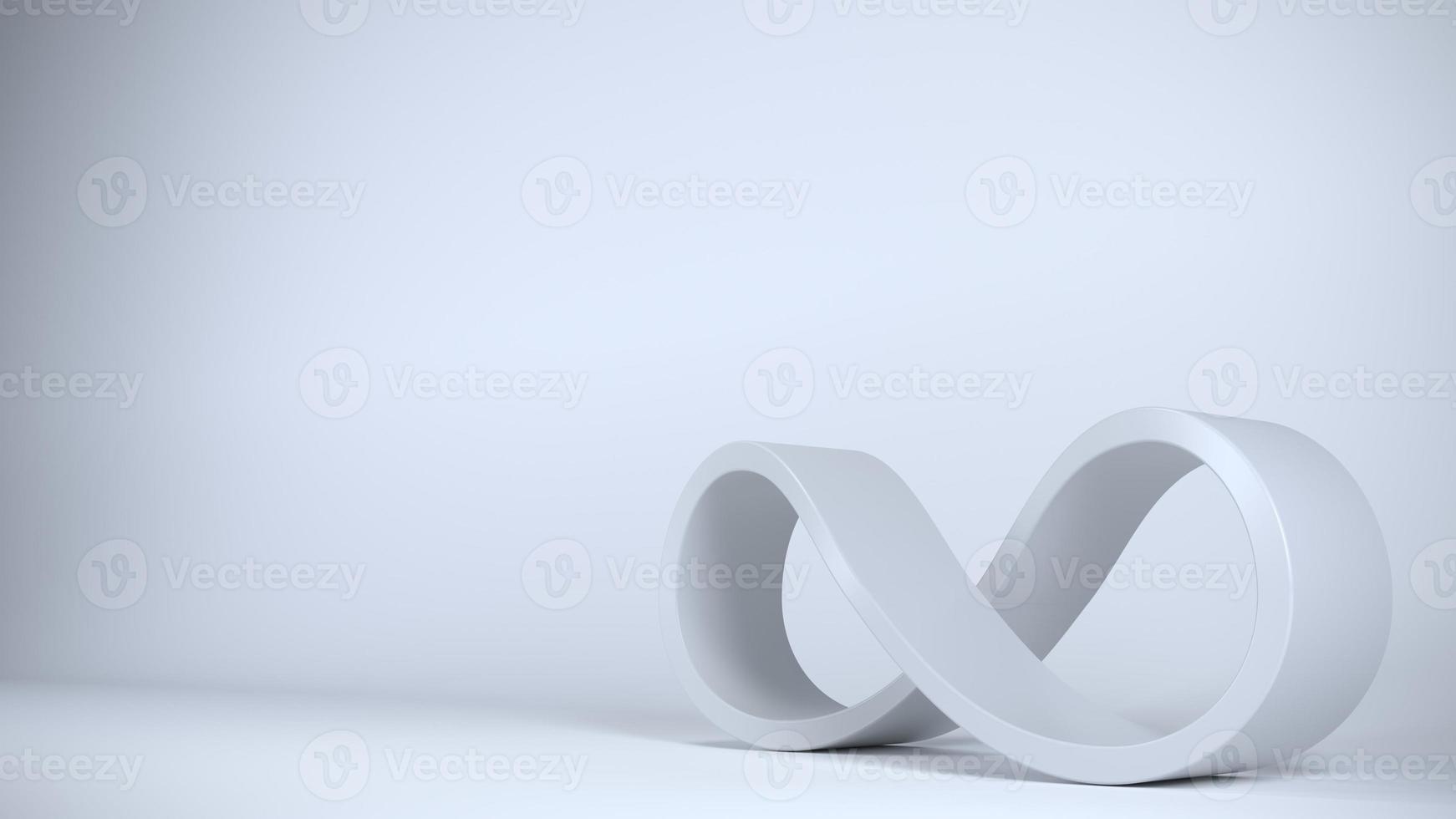 3d sign infinity blue photo