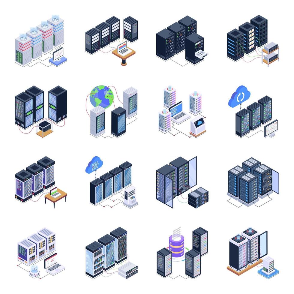 Data Storage Servers in Modern vector
