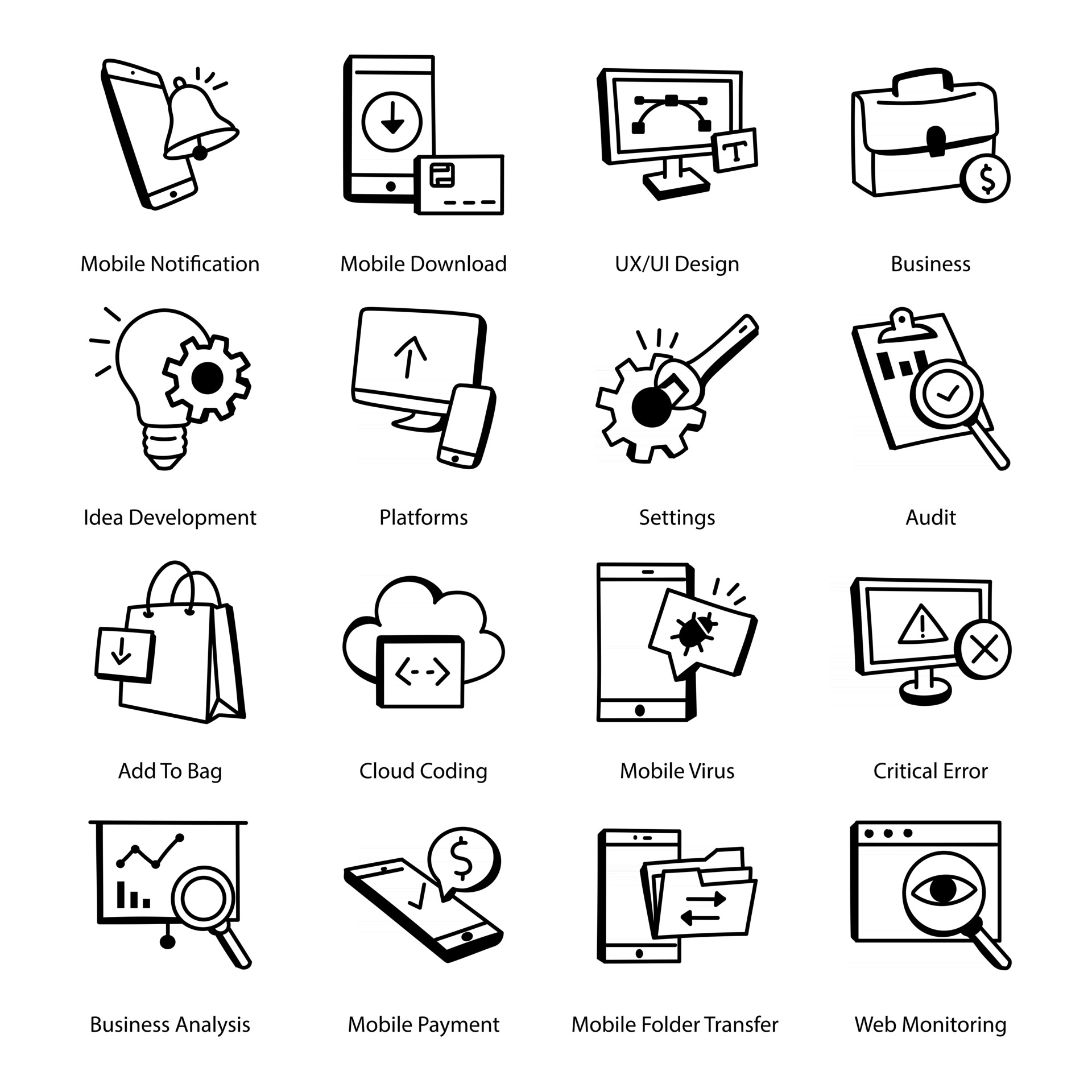 Pack of Web Development 2461722 Vector Art at Vecteezy