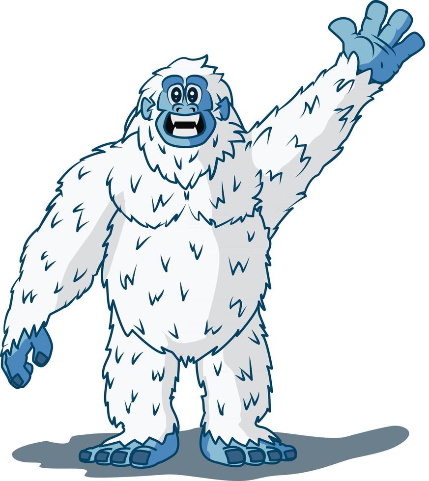 Friendly Big Foot vector