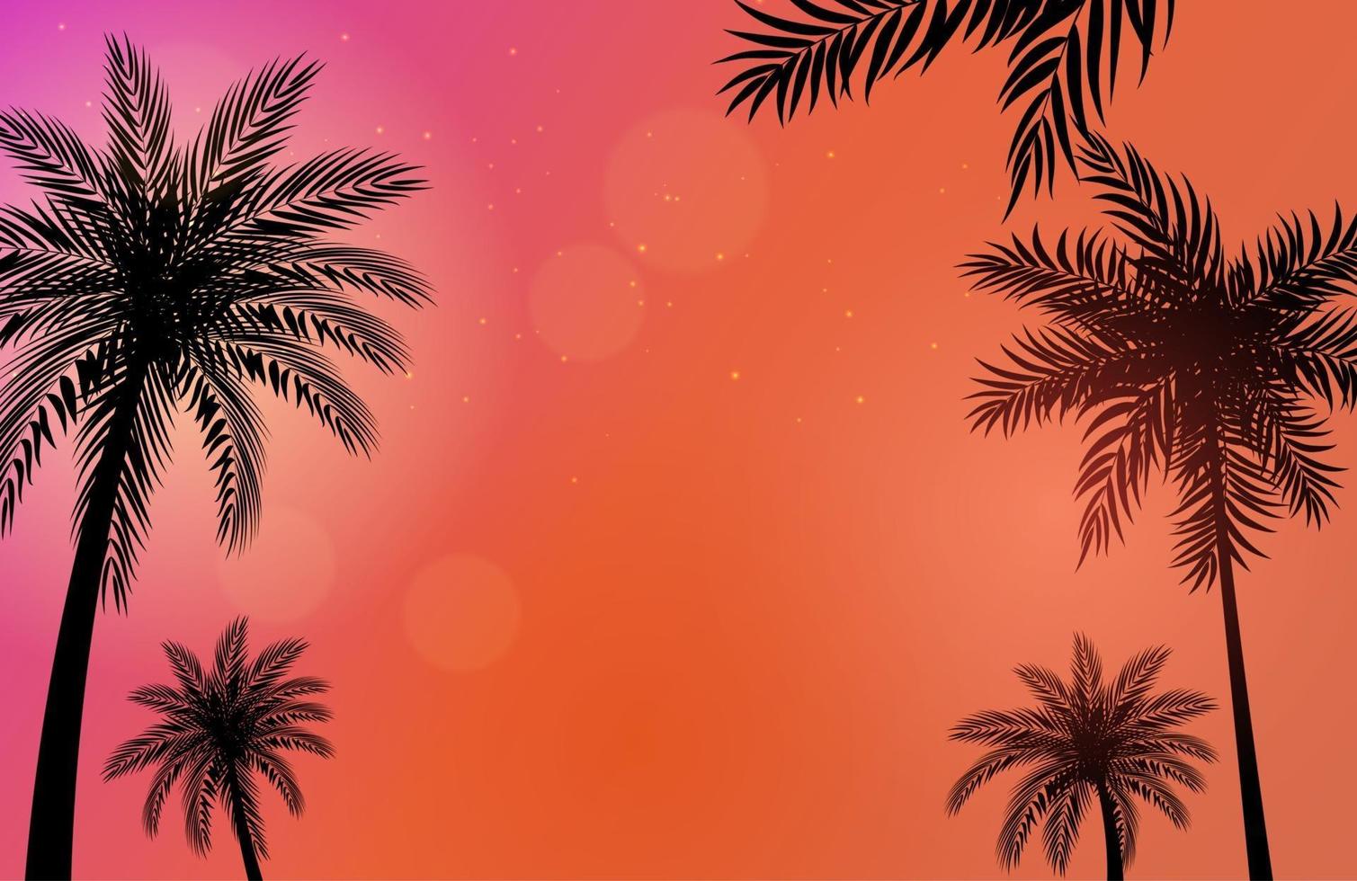 Palm Trees background vector