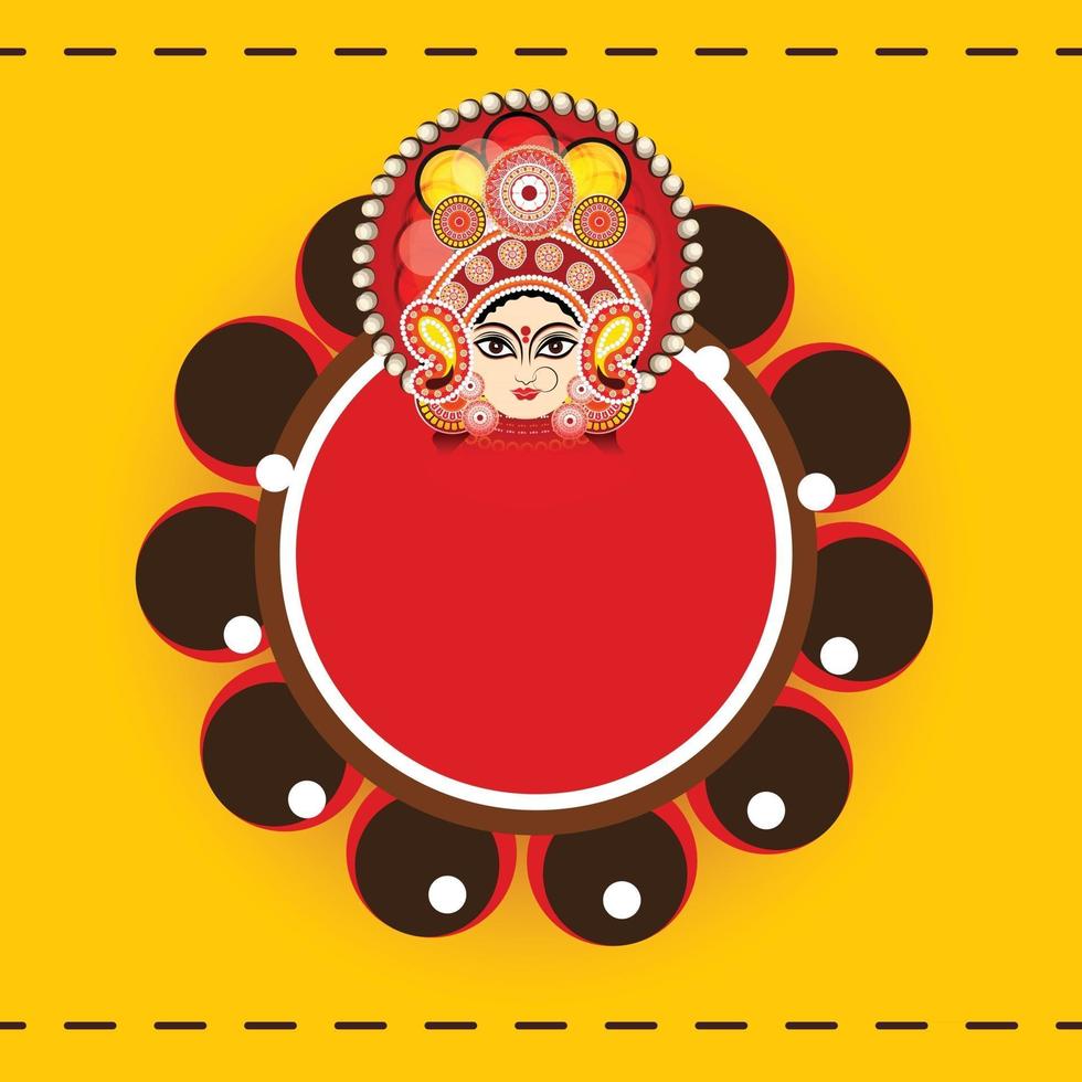 Vector illustration of a Background for Happy Navratri Celebration
