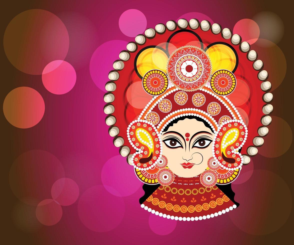 Vector illustration of a Background for Happy Navratri Celebration