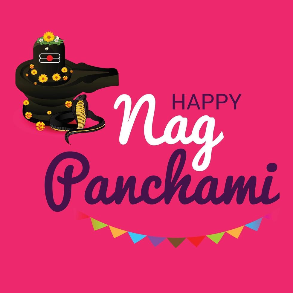 Vector illustration of a Background for Nag Panchami