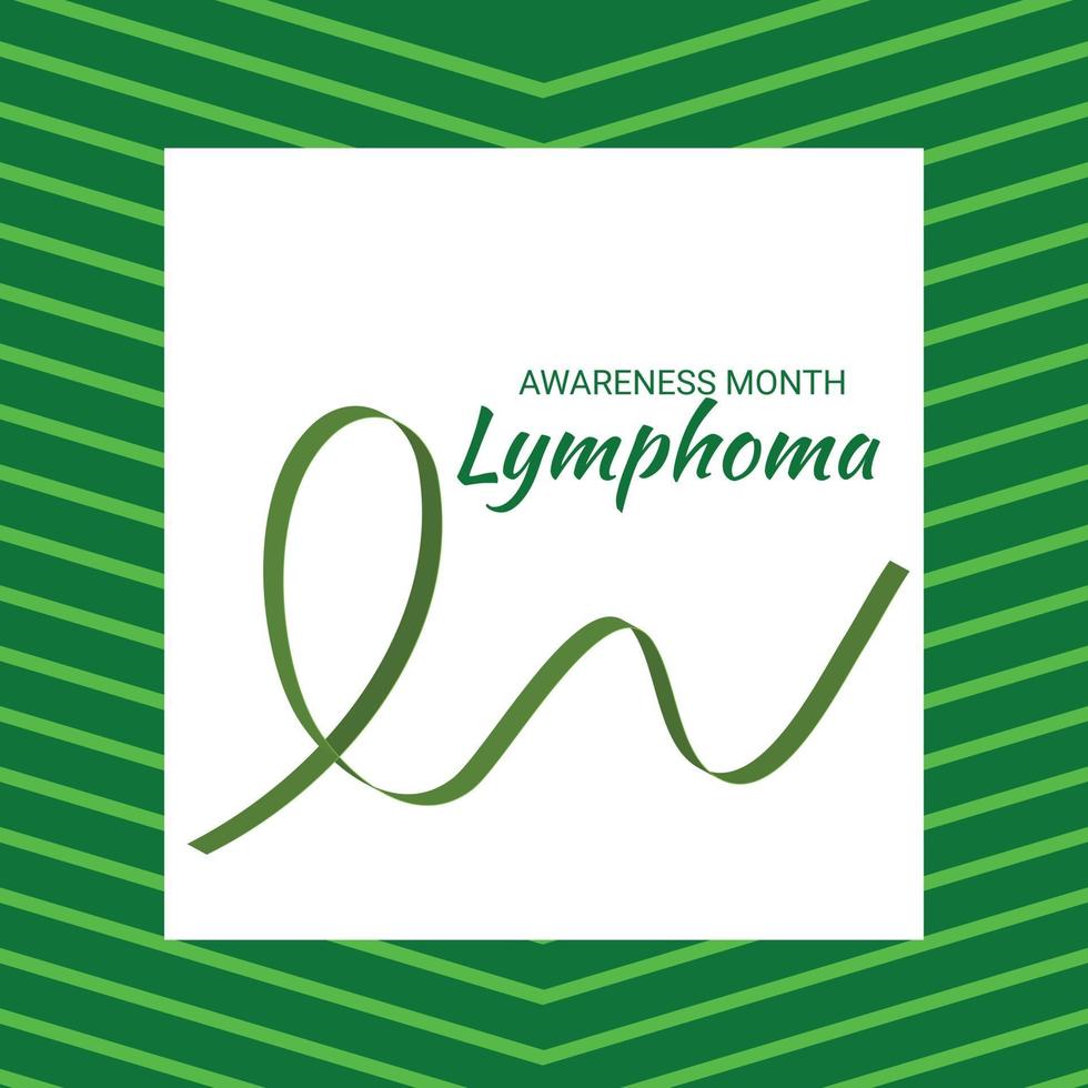 Vector illustration of a Background for Lymphoma Awareness Month