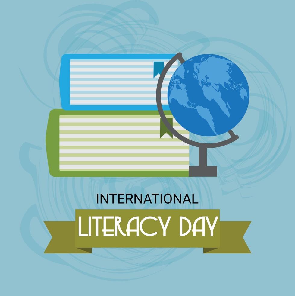 Vector illustration of a Background for International Literacy Day