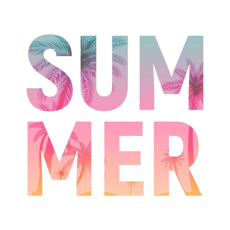 Abstract Summer Word vector