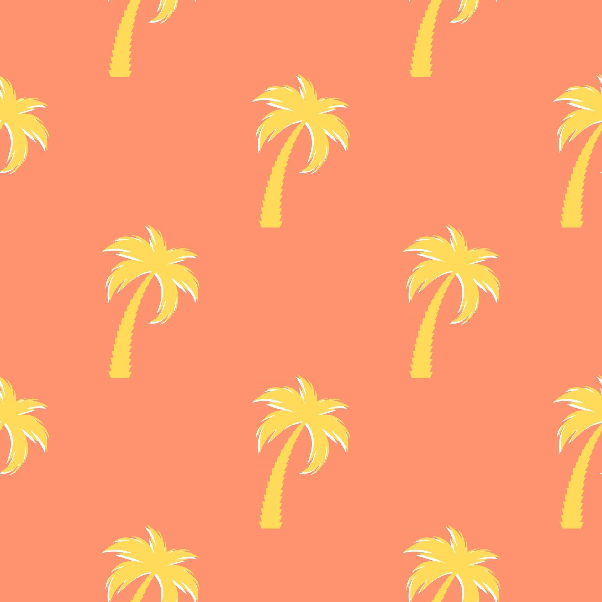 Palm tree silhouette seamless pattern background 2462886 Vector Art at ...