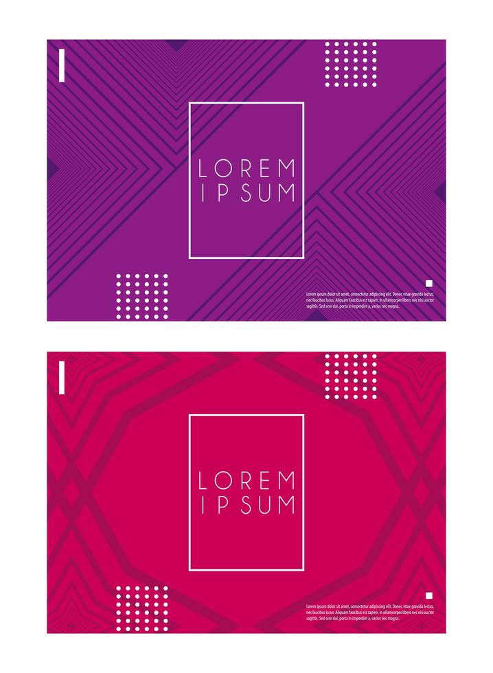 red and purple digital covers abstract backgrounds vector
