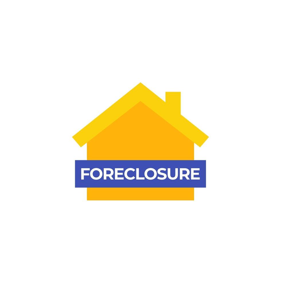 foreclosure vector icon