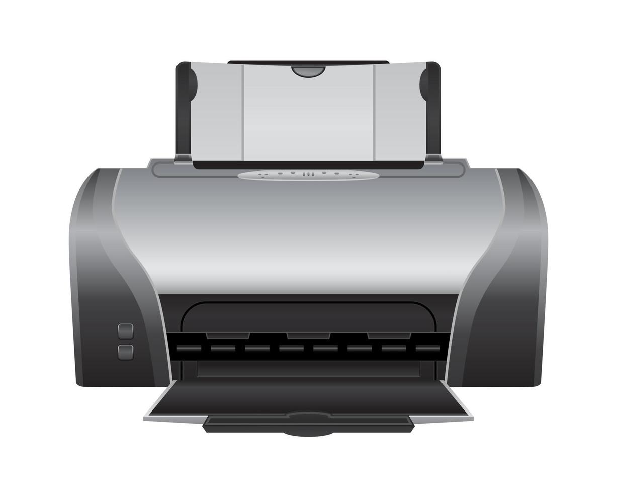 laser printer 3d icon vector