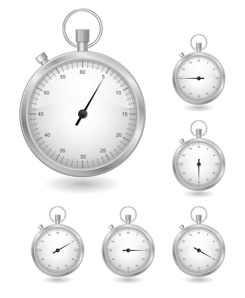 stop watch timer icon vector