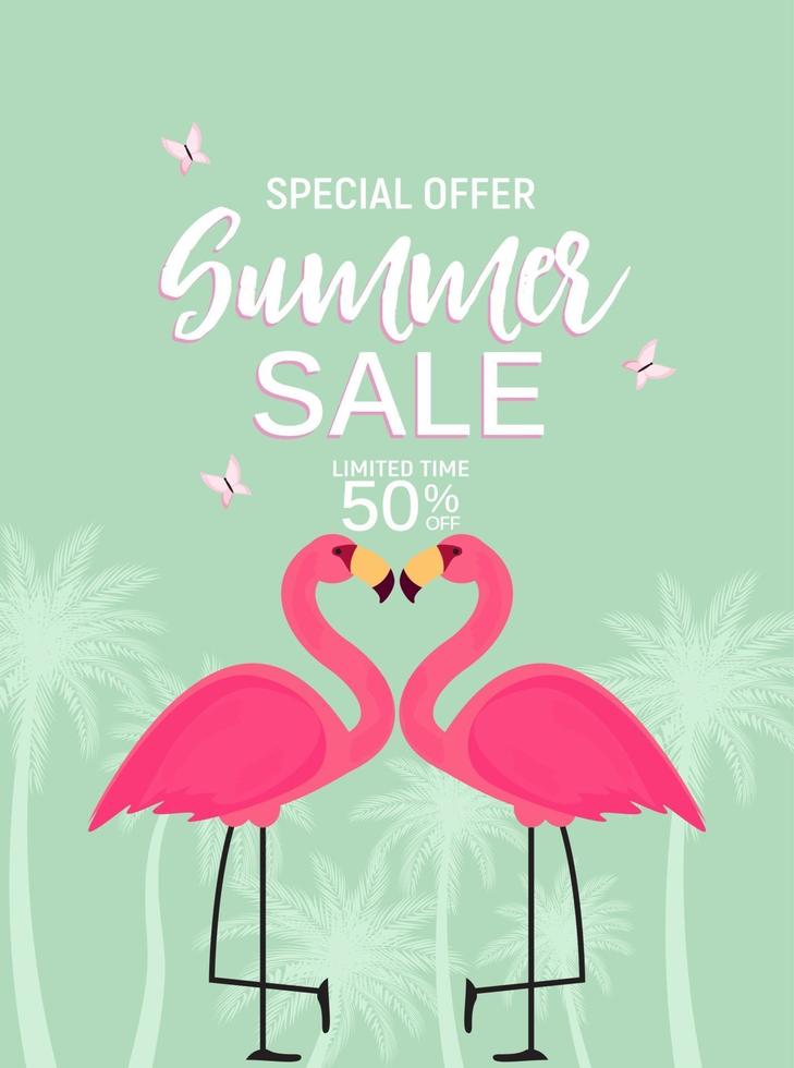 Abstract Summer Sale Background vector