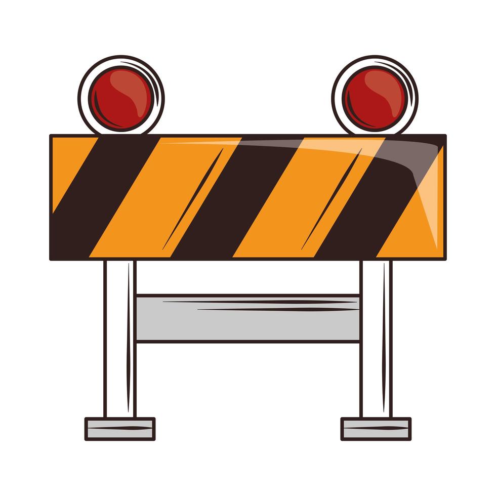 traffic barrier protection vector