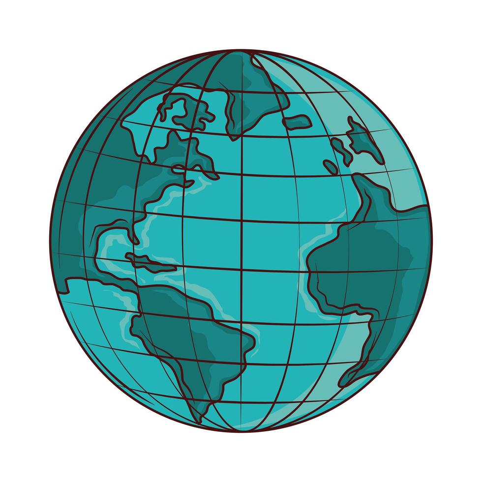 globe map world vector