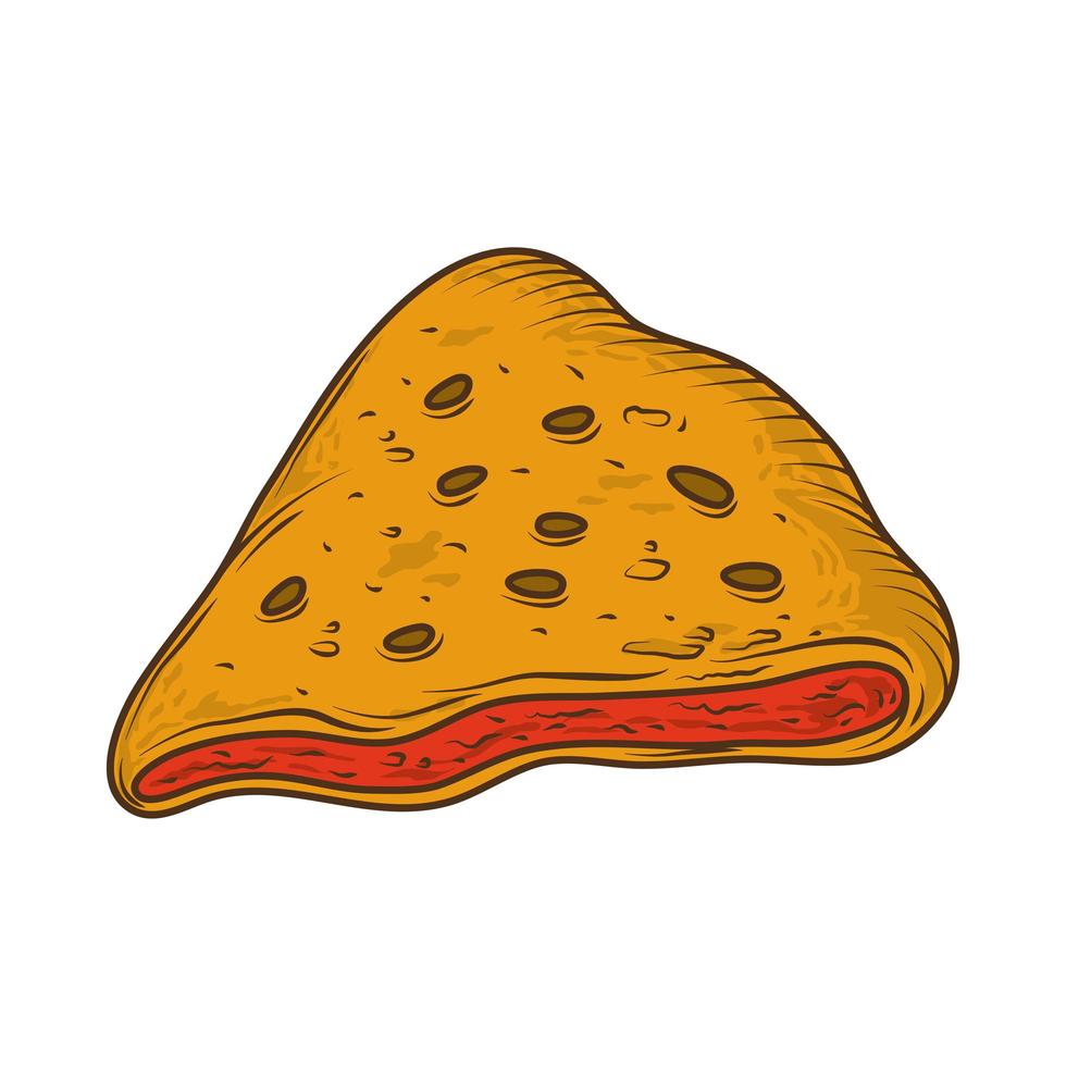 baked slice food vector