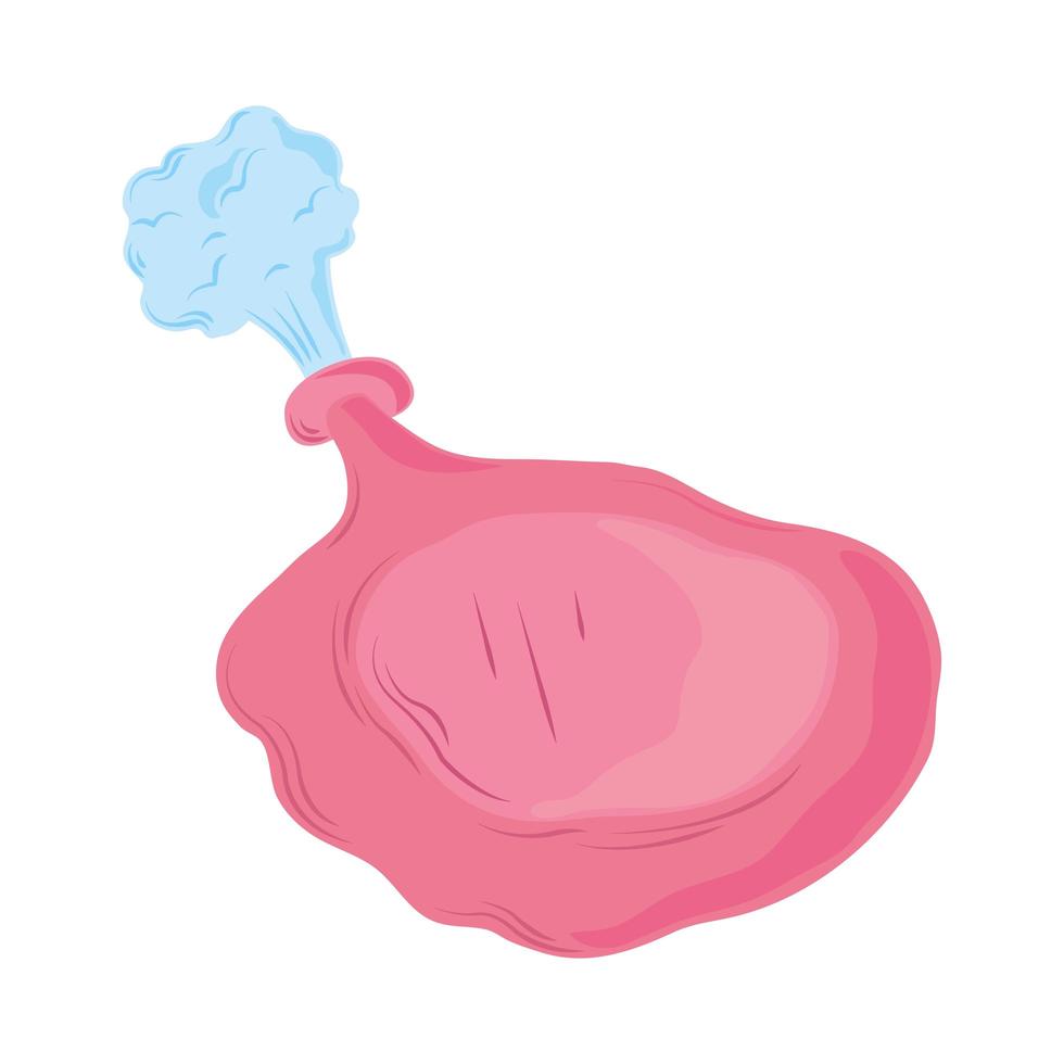 fart bag cartoon vector