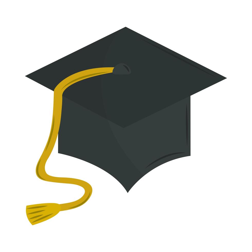 graduation hat school vector