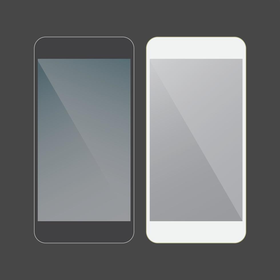 Smartphone mock up vector object