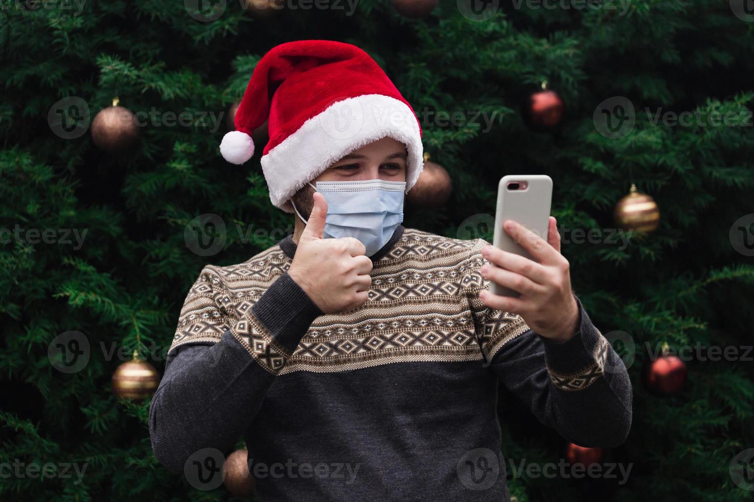 Christmas online congratulations photo