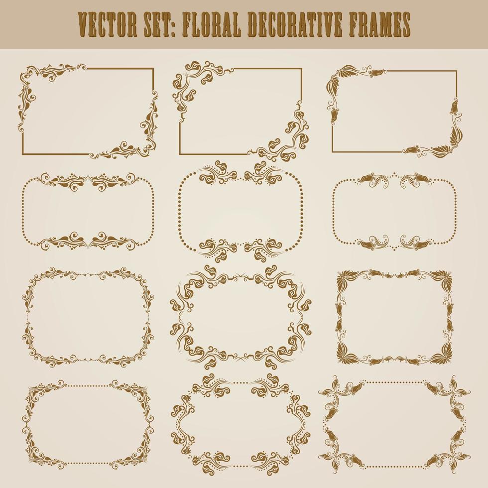 decorative frame background Design 2467869 Vector Art at Vecteezy