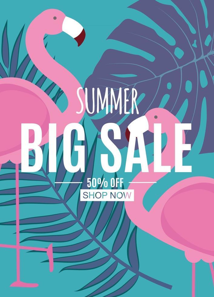 Abstract Summer Sale Background vector