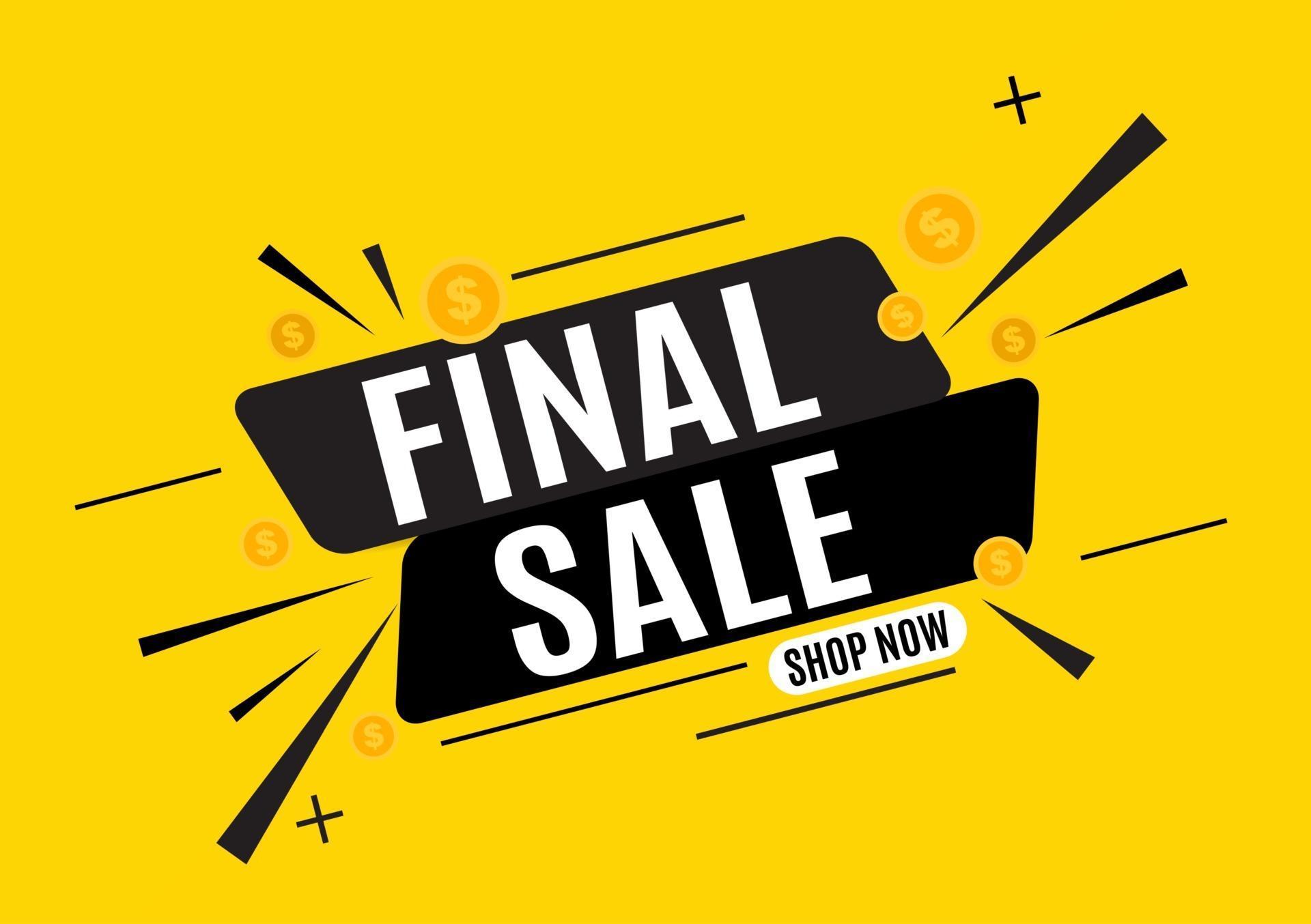 Final Sale Banner Poster 2467962 Vector Art At Vecteezy Final Sale Banner Poster Free Vector