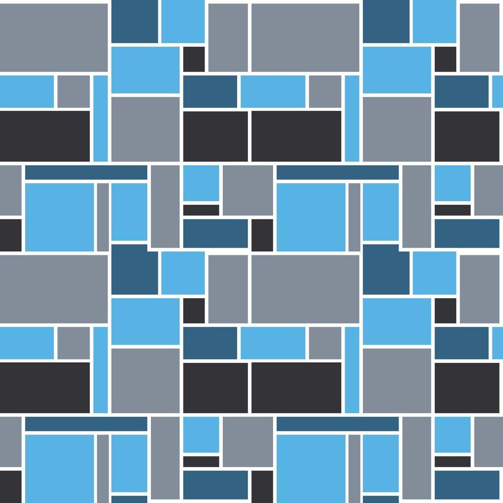 Abstract Geometric Seamless Pattern Block Background vector