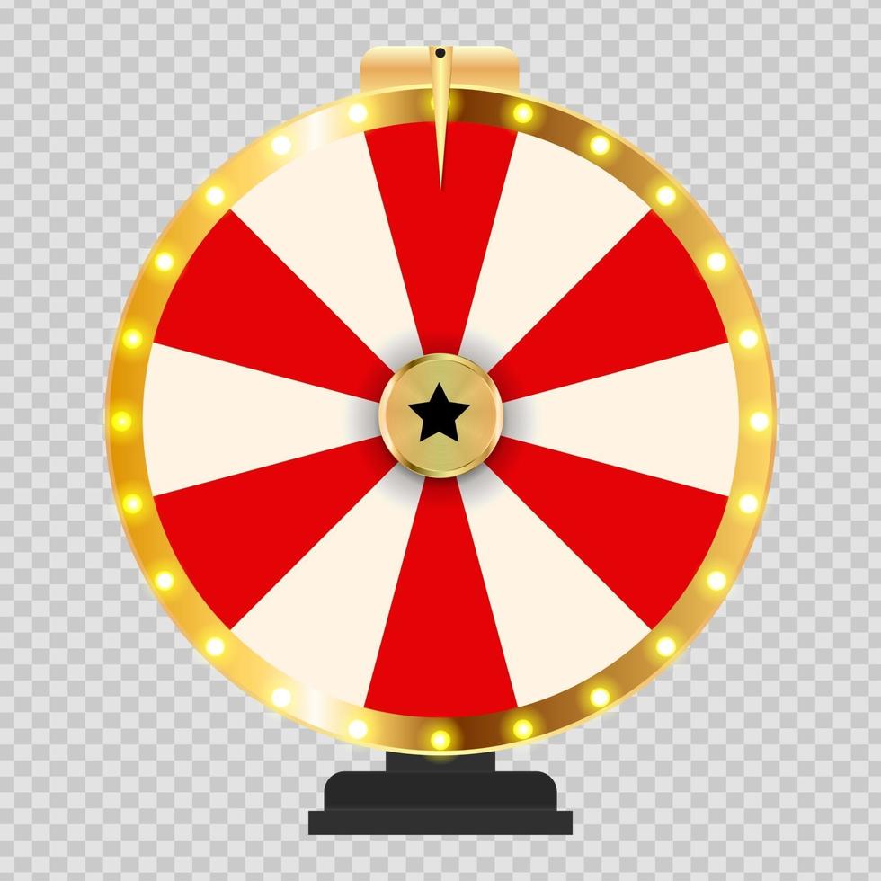 Wheel of Fortune Lucky background vector