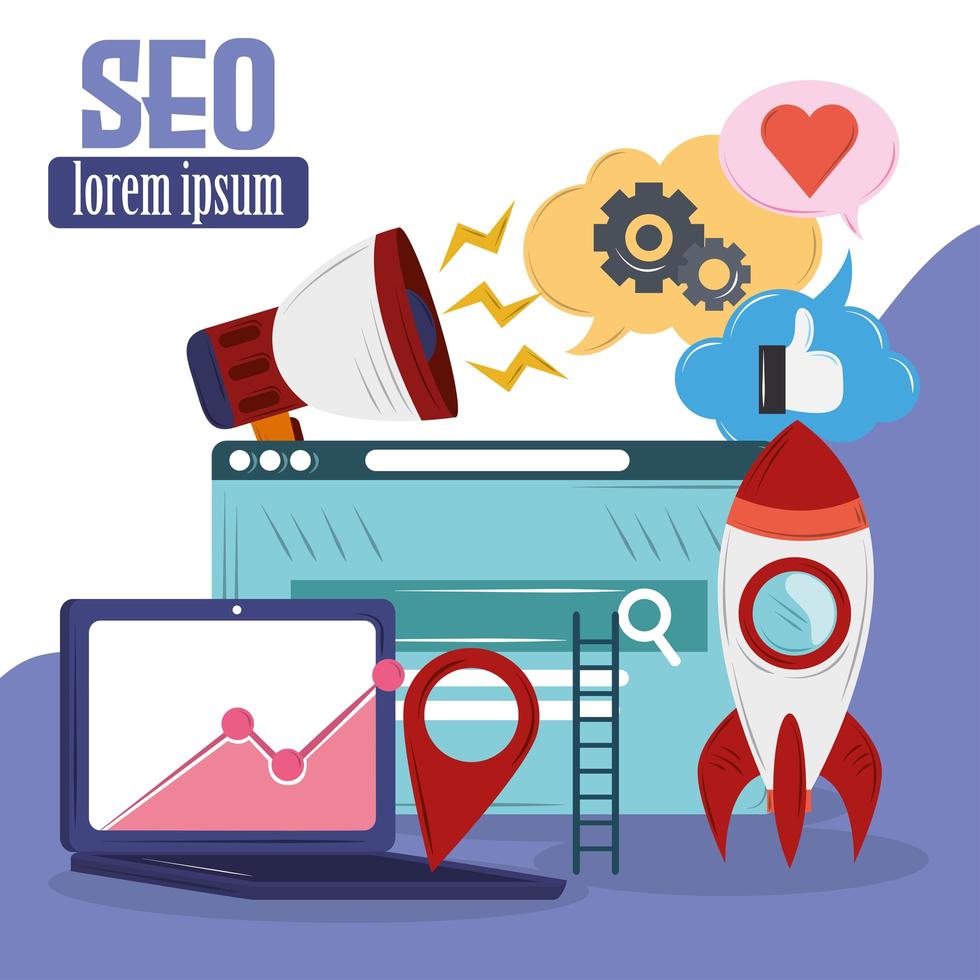 search engine optimization vector