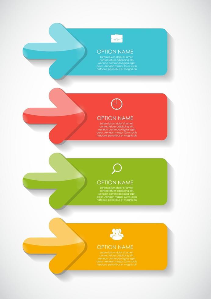 Infographic Templates for Business vector