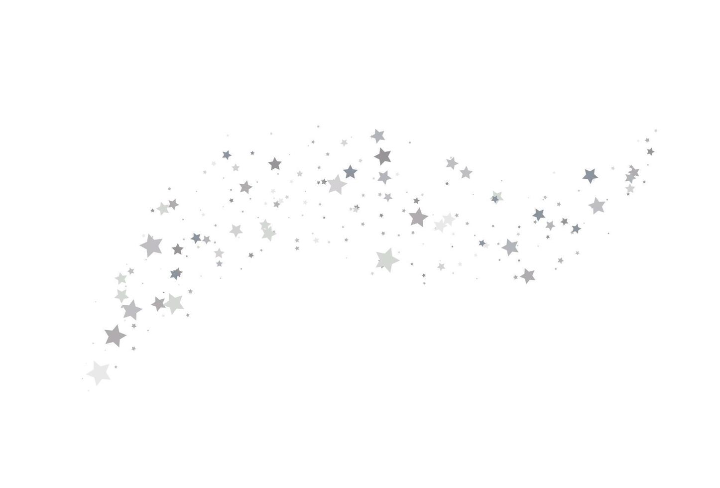 Light silver glitter confetti background vector