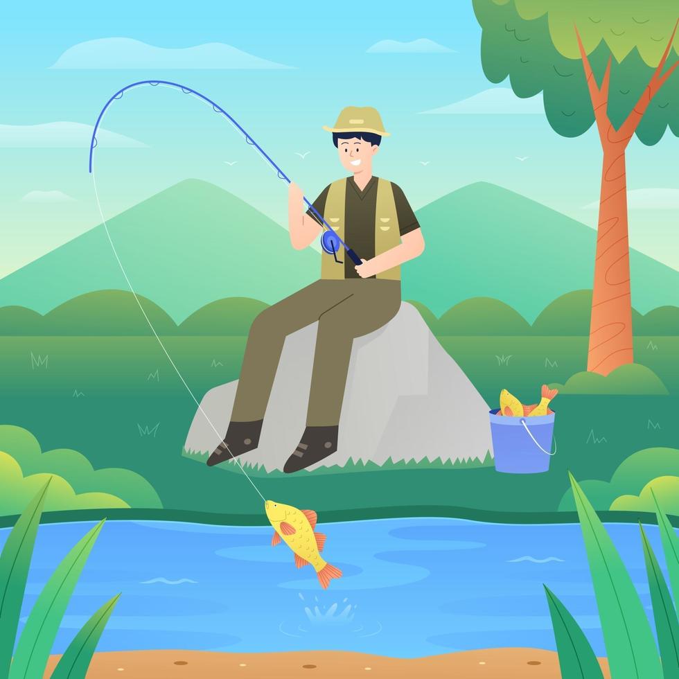 Fishing Vector Art, Icons, and Graphics for Free Download