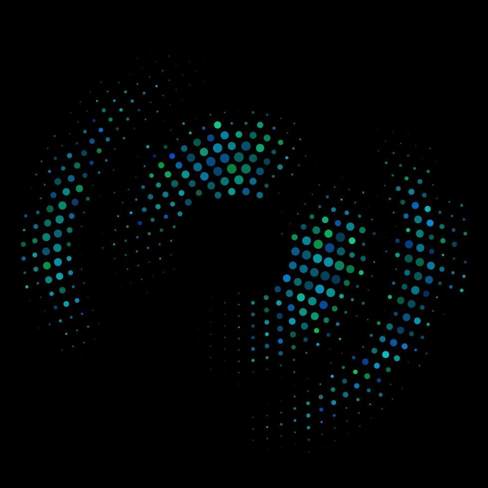 Abstract Circle Dot Background vector