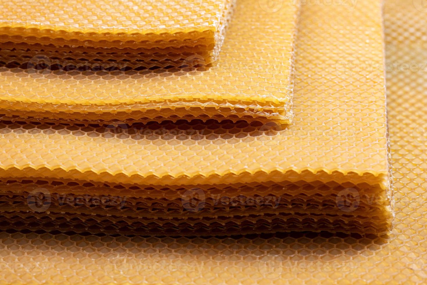 Bee wax honeycomb photo