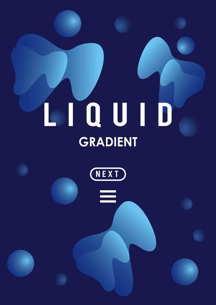 liquid and waves colorful gradient banner vector