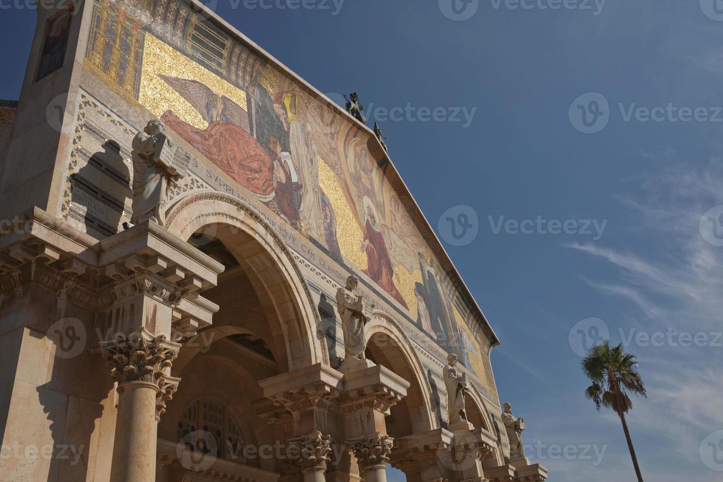 Church of All Nations in Garden Gethsemane on Mount of Olives Jerusalem Israel photo