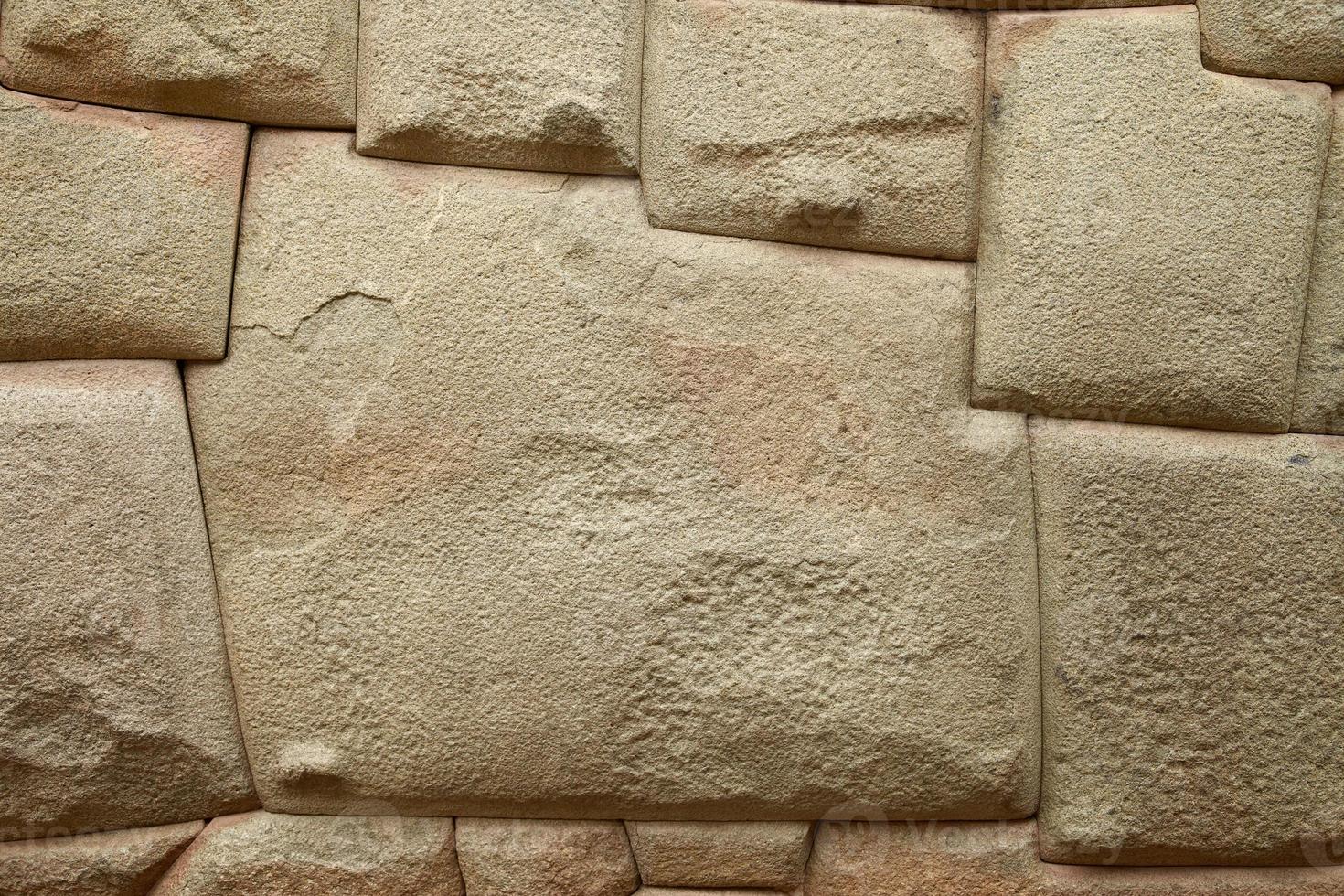 Inca Stone of 12 Angles in Cusco Peru photo