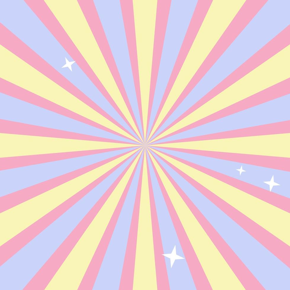 retro background with rays vector