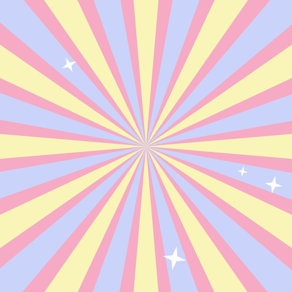 retro background with rays vector